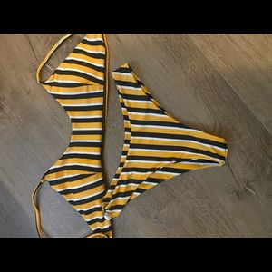Striped Bikini Set